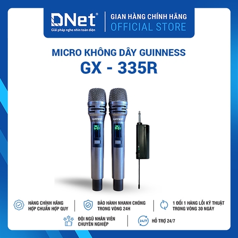 Micro Không Dây Guinness GX - 335R