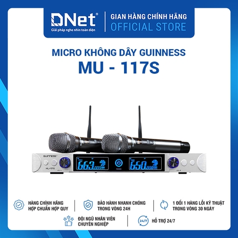 Micro Không Dây GUINNESS MU - 117S