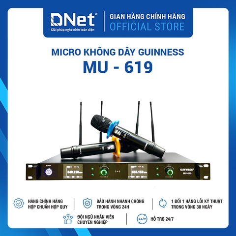 Micro không dây GUINNESS MU - 619