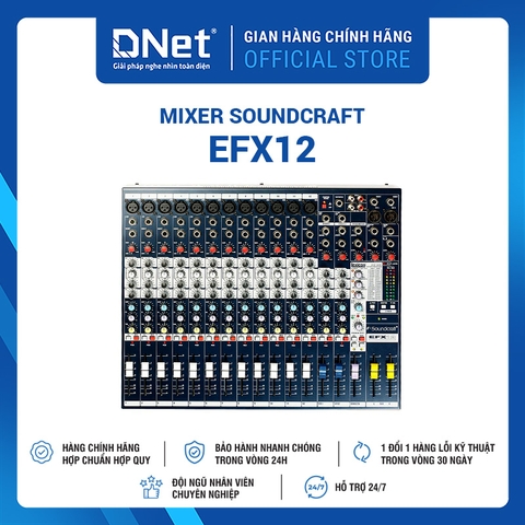 MIXER SOUNDCRAFT EFX12