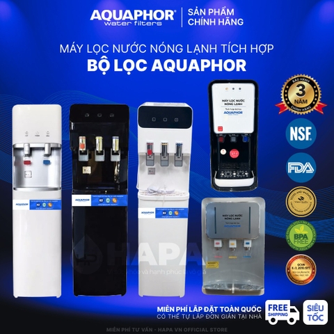 Máy Lọc Nước Nóng Lạnh AQUAPHOR CRYSTAL H - Bộ Lọc Nhập khẩu Châu Âu