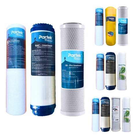 Lõi Lọc Nước Số 1 2 3 Cao Cấp PARTEK Cao Cấp - Hàng Nhập Khẩu - Hàng Chính Hãng