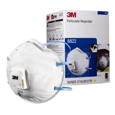Khẩu Trang 3M 8822 P2 Tiêu Chuẩn Có Van Cool Flow™ - Hàng Chính Hãng 3M