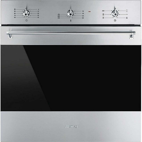 Lò Nướng SMEG đối lưu, 60cm, CLASSICA, SF6381X 536.64.753 70 lít