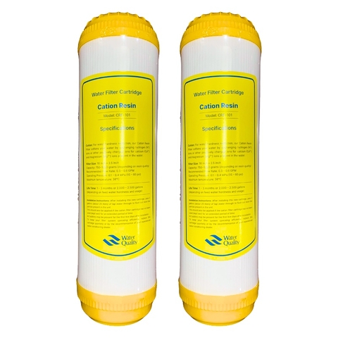 Lõi Lọc Cation Resin AQUA CRF-101 10 inch Làm Mềm Nước