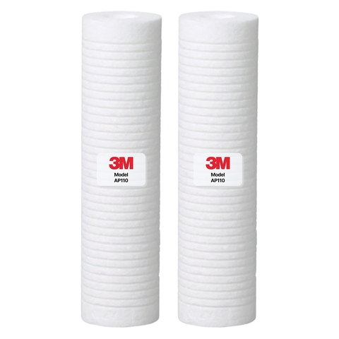 Combo 2 Lõi Lọc Thô 3M™ Aqua-Pure™ AP110 - Lõi Lọc Thay Thế 3M AP11T AP055T AP102T-110 CFS02T / Cốc 20" - Nhập Khẩu Mỹ