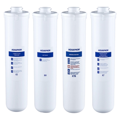 Bộ 4 Lõi Lọc Nước AQUAPHOR CRYSTAL ECO H - Nhập khẩu nguyên bộ Châu Âu