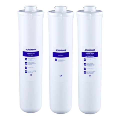 Bộ 3 Lõi Lọc Nước AQUAPHOR CRYSTAL H - Nhập khẩu nguyên bộ Châu Âu