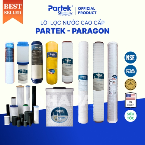 Lõi Lọc Nước PARAGON PARTEK, Full Models Lõi Lọc Thô Cao Cấp