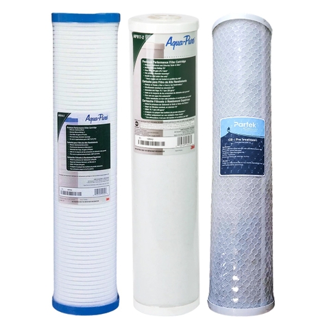 Lõi Lọc Thô Đầu Nguồn 20 inch Big Blue – Lõi Lọc Béo Số 1, 2, 3 Thay Thế 3M và Các Hãng Khác