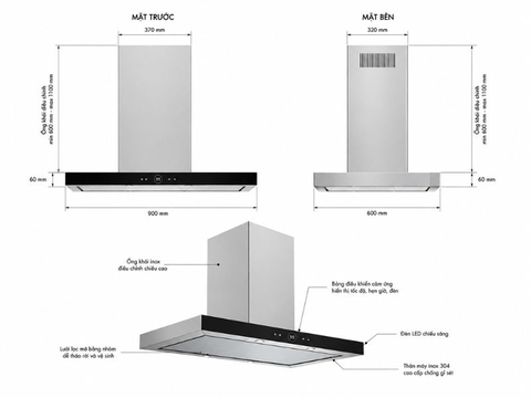 Máy Hút Mùi Đảo Teka DPL ISLAND 1185 STRUCTURE 40483173