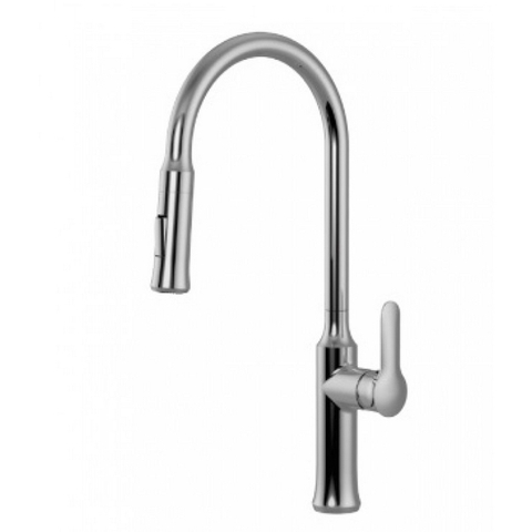 Vòi Rửa Chén Malloca K94C Dây Rút Nóng Lạnh