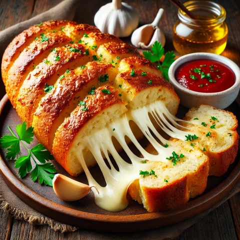 Cách Làm Bánh Mì Nướng Bơ Tỏi Phô Mai Kéo Sợi Ngon Xuất Sắc