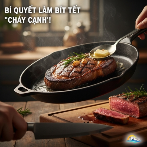 Hướng Dẫn 6 Bước Làm Bít Tết Tại Nhà: Cháy Cạnh, Mọng Nước Chuẩn Nhà Hàng