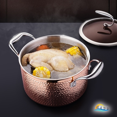 Nồi Inox Bếp Từ 304 3 Đáy Cao Cấp 20cm Đạt Chất Lượng Đức SSGP