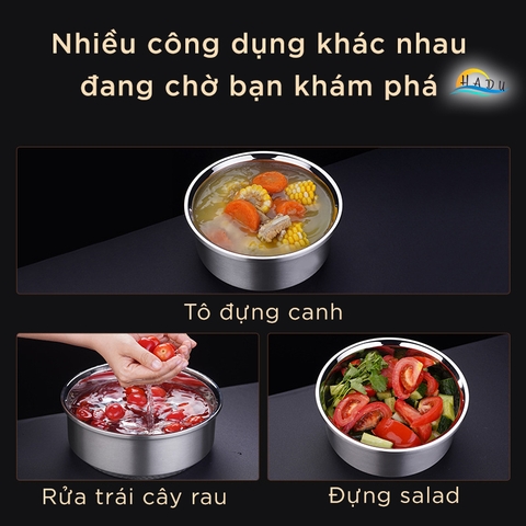 Tô Inox Cách Nhiệt 304 2 Lớp Kiểu Hàn Quốc Đạt Chất Lượng Đức SSGP