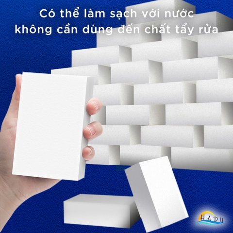 Miếng Rửa Chén Bát Bọt Biển Nano Cao Cấp HADU