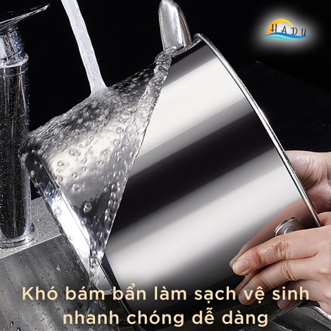 Nồi Lẩu Bếp Từ Inox 304 SSGP 5.4L, Đáy 3 Lớp, Nắp Kính Cường Lực, Chống Nóng, Đạt Chất Lượng LFGB Đức