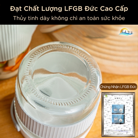 Hộp Đựng Dưa Cà Muối Chua Thủy Tinh Cao Cấp 900ml 1200ml 1600ml Đạt Chất Lượng LFGB Đức SSGP