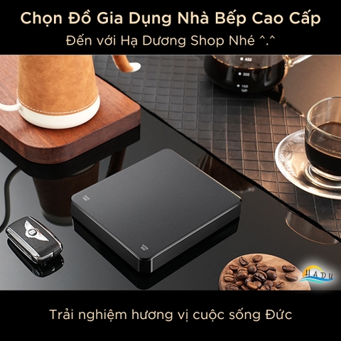 Cân Điện Tử Pha Cà Phê SSGP 3kg/0.1g, Tích Hợp Hẹn Giờ, Sạc USB, Màn Hình LED, Đạt Chất Lượng LFGB Đức