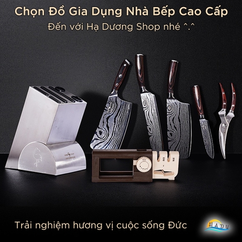 Dụng Cụ Mài Dao Cầm Tay SSGP, Gấp Gọn, Điều Chỉnh Góc Mài, An Toàn, Đạt Chất Lượng LFGB Đức