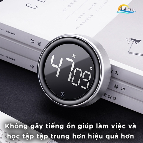 Đồng Hồ Đếm Ngược Giờ Học Tập Thời Gian Nấu Ăn Cao Cấp Nam Châm Hút SSGP