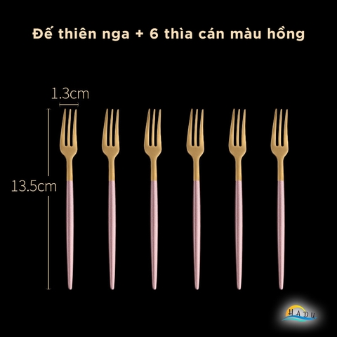 Dĩa Nĩa Ăn Hoa Quả Trái Cây Cute Dễ Thương Inox Cao Cấp 304 Đạt Chất Lượng Đức SSGP