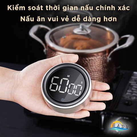 Đồng Hồ Đếm Ngược Giờ Học Tập Thời Gian Nấu Ăn Cao Cấp Nam Châm Hút SSGP