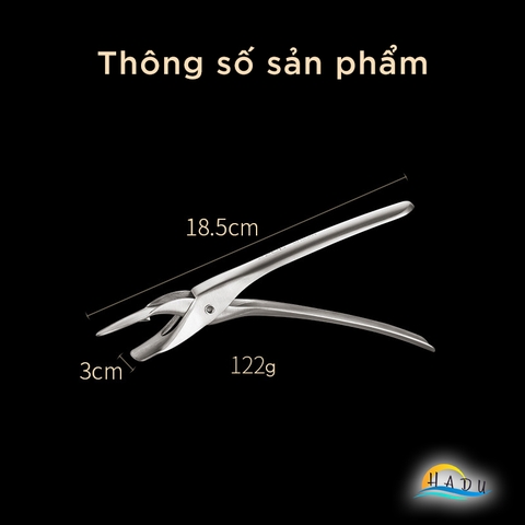 Kẹp Gắp Đồ Nóng Inox 304 Cao Cấp Kháng Khuẩn Đạt Chất Lượng Đức SSGP