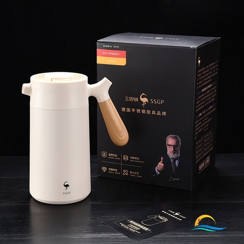 Bình Đựng Nước Giữ Nhiệt Có Vòi Cao Cấp Inox 316 1400ml Đạt Chất Lượng Đức SSGP