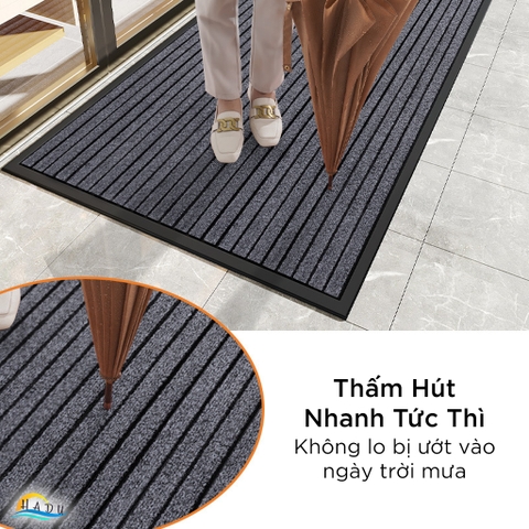 Thảm Bếp Chống Trượt HADU, Chống Mỏi Chân, Chống Nước, 50x80cm, Chất Liệu PVC