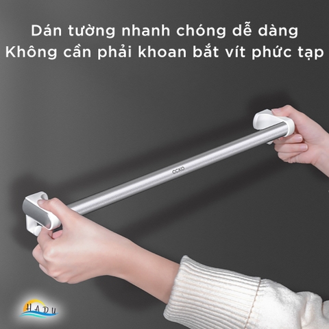 Giá Để Dép Dán Tường Hợp Kim Nhôm Cao Cấp, Tiết Kiệm Không Gian, Đa Năng, Thanh Lịch – Phù Hợp Nhà Tắm, Nhà Bếp CCKO