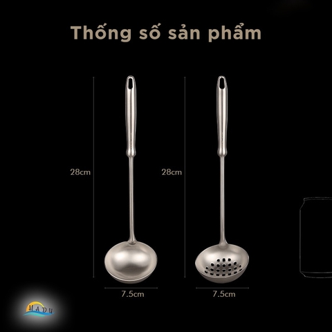 Muôi Múc Canh Lỗ Inox 304 Da Năng Cao Cấp Đạt Chất Lượng Đức SSGP