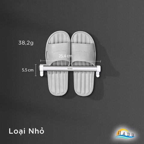 Giá Để Dép Dán Tường Hợp Kim Nhôm Cao Cấp, Tiết Kiệm Không Gian, Đa Năng, Thanh Lịch – Phù Hợp Nhà Tắm, Nhà Bếp CCKO