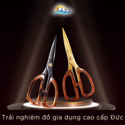 Kéo Văn Phòng Đa Năng Cao Cấp Không Dính Không Gỉ Đạt Chất Lượng Đức SSGP Hộp 2 Cái