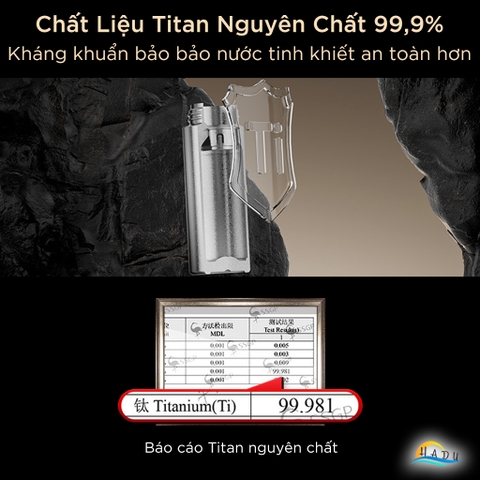 Bình Giữ Nhiệt Mini 200ml Titan Nguyên Chất – Nhỏ Gọn, Giữ Nhiệt Tốt, Kháng Khuẩn Tự Nhiên, Siêu Bền SSGP