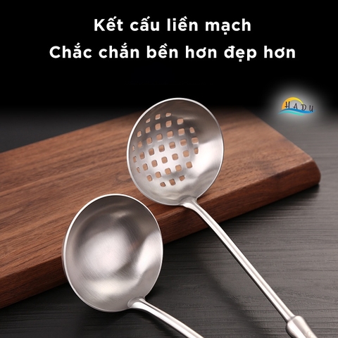 Muôi Múc Canh Lỗ Inox 304 Da Năng Cao Cấp Đạt Chất Lượng Đức SSGP