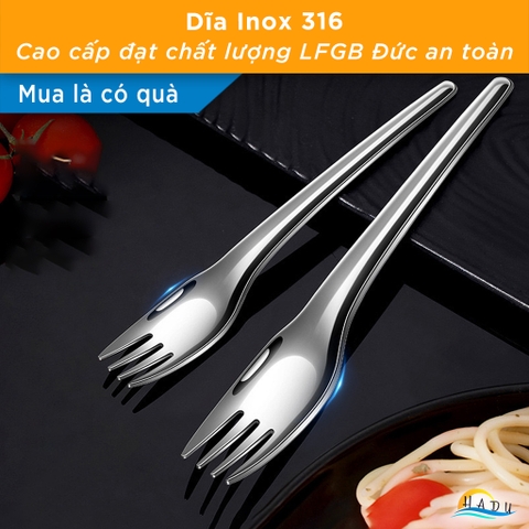 Dĩa Ăn Bánh Trái Cây SSGP, Inox 316L, Bo Tròn, Đạt Chất Lượng LFGB Đức