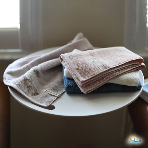 Khăn Mặt Cotton Sợi Tre HADU Kháng Khuẩn, Siêu Mềm Mại, Thấm Hút Tốt, 24x76cm, Nhiều Màu