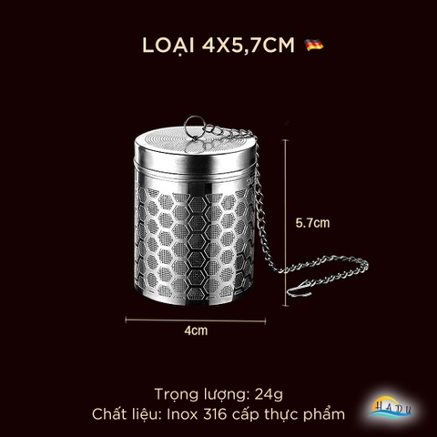Lồng Lọc Gia Vị SSGP Inox 316, Kháng Khuẩn, Đạt Chất Lượng LFGB Đức