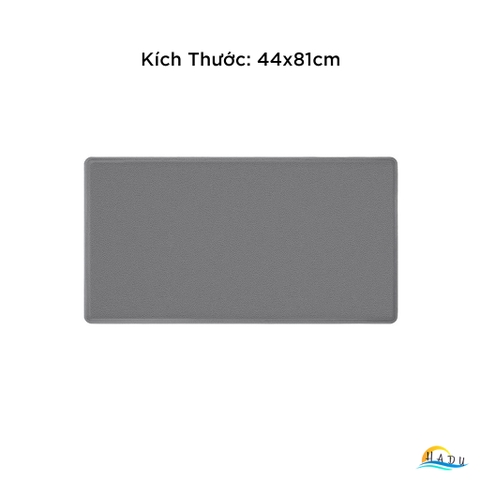 Thảm Nhà Bếp Chống Trượt 44x81cm – Da PU Cao Cấp, Chống Nước, Dày 12mm, Bảo Vệ Chân Mềm Mại HADU