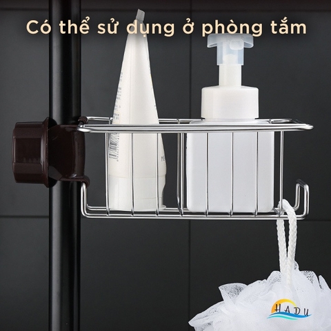 Giá Để Đồ Rửa Bát Có Móc Treo Inox Mẫu Mới Cao Cấp Đạt Chất Lượng Đức SSGP