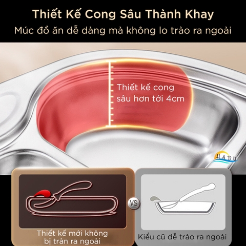 Khay Ăn Dặm Inox 304 Cho Bé – Silicone Chống Đổ, An Toàn, Dễ Dàng Vệ Sinh SSGP