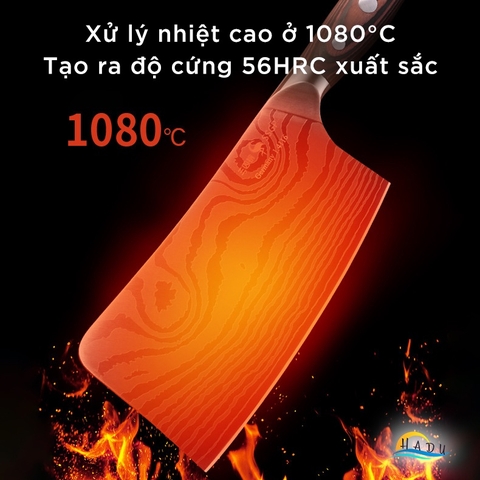 Dao Chặt Xương Cao Cấp Inox 304 – Sắc Bén, Bền Bỉ, Thiết Kế Sang Trọng Cho Nhà Bếp SSGP