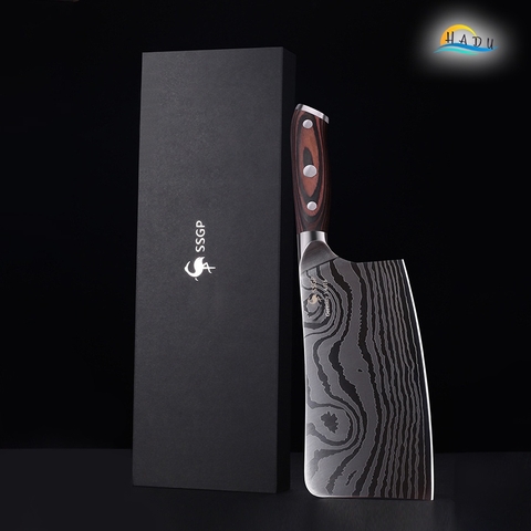 Dao Chặt Xương Cao Cấp Inox 304 – Sắc Bén, Bền Bỉ, Thiết Kế Sang Trọng Cho Nhà Bếp SSGP