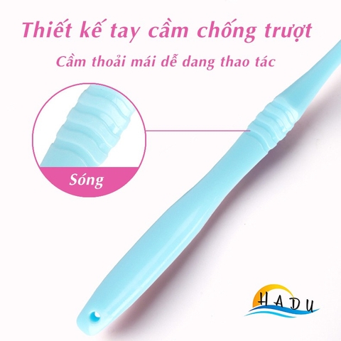 Bàn Chải Đánh Răng Lông Mềm Người Lớn Siêu Mịn Cao Cấp Micro Nano Nhật Bản HADU