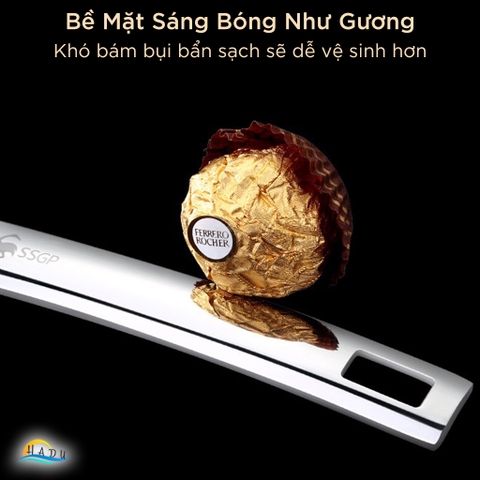 Vợt Hớt Bọt và Lọc Dầu SSGP, Inox 304, Dài 27cm, 33cm, Đạt Chất Lượng LFGB Đức