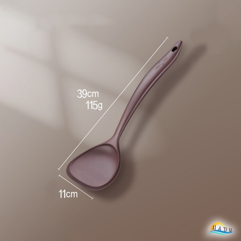 Muôi Múc Canh Xới Cơm Xẻng Nấu Ăn Silicone Cao Cấp Không Mùi An Toàn Với Lớp Chống Dính Đạt Chất Lượng LFGB Đức