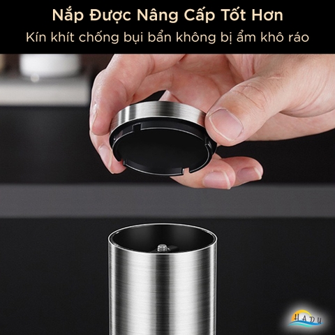 Cối Xay Tiêu Cầm Tay Cao Cấp – Thép Không Gỉ, Lõi Mài Gốm Chống Mài Mòn, Điều Chỉnh Độ Xay Linh Hoạt, Đạt Tiêu Chuẩn LFGB Đức SSGP
