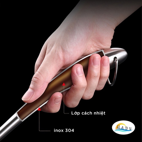 Dụng Cụ Nấu Ăn SSGP, Đầu Silicone, Cán Inox 304, An Toàn Cho Chảo Chống Dính, Đạt Chất Lượng LFGB Đức